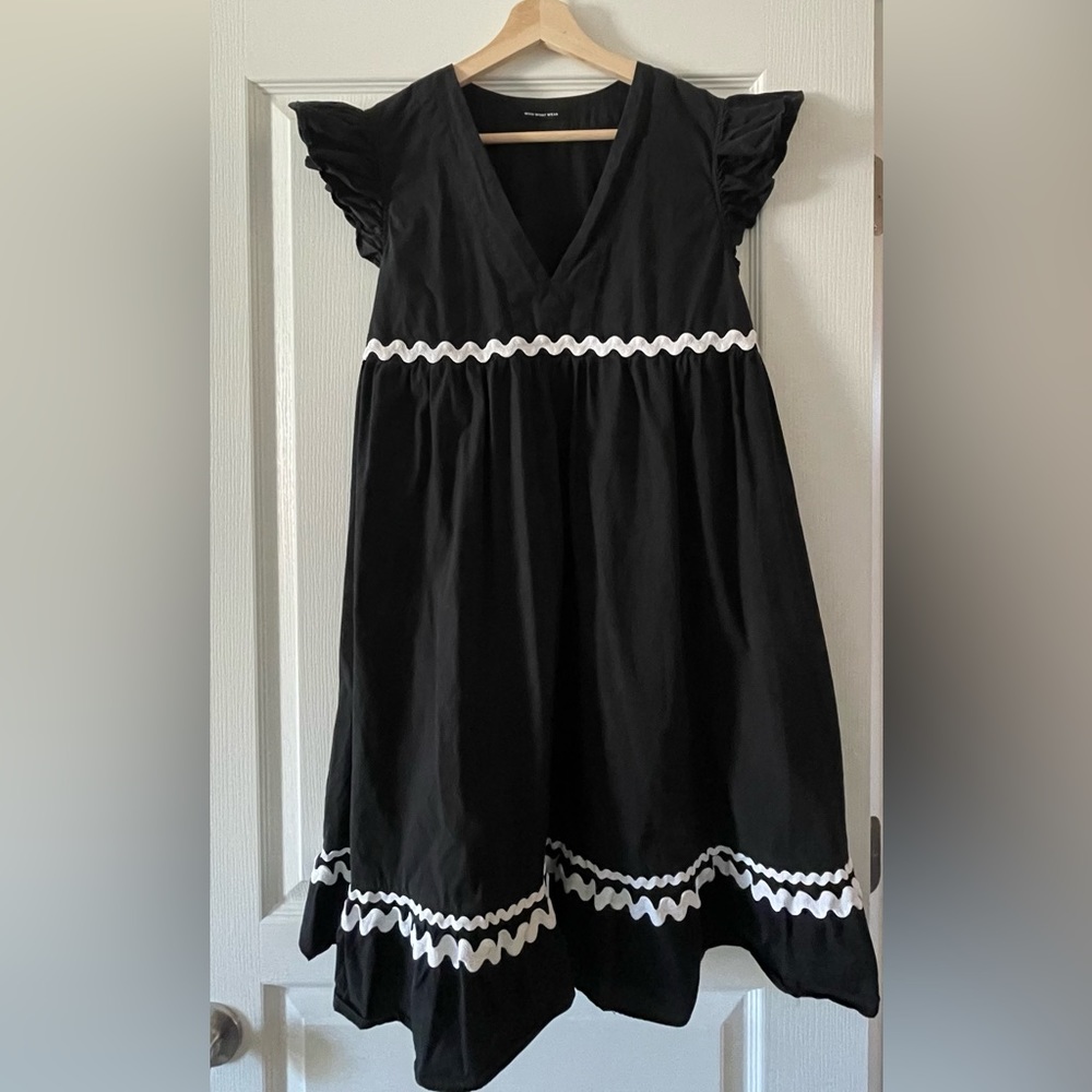 Who What Wear Rickrack Dress